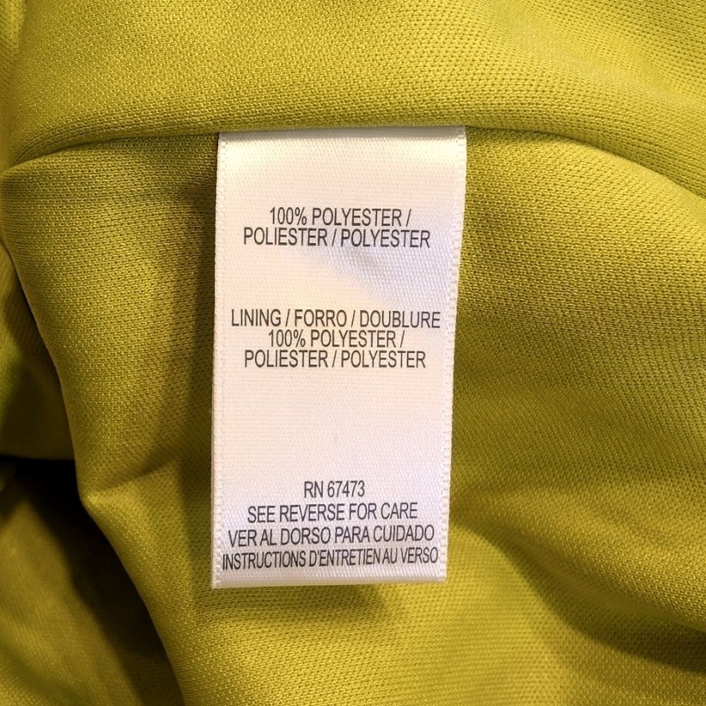 Taylor Green Gold Metallic Halter A-Line Dress Petite Party Brunch Size 10P - Picture 9 of 11